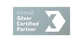 Abbildung des Inxmail Silver Certified Partnerlogos