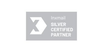 Abbildung des Inxmail Silver Certified Partnerlogos