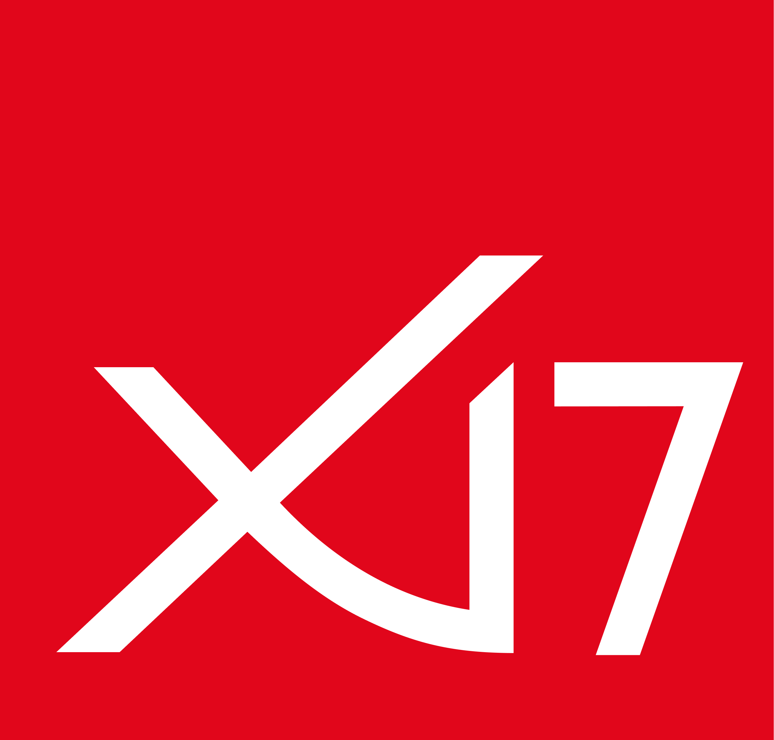 Logo CAS genesisWorld x17 negativ weiß auf rotem Quadrat